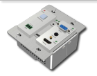 Передатчик видеосигналов по технологии HDBase-T с установкой  для скрытого монтажа в стол