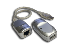 USB удлинитель по кабелю Cat 5 версии 1.1 (USB extender)